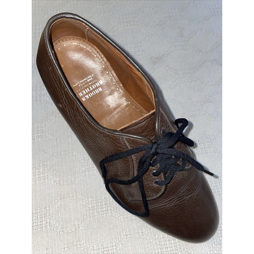 Brooks Brothers Men’s Dress Shoes Size 13 3E Brown Pebbled Leather Business City